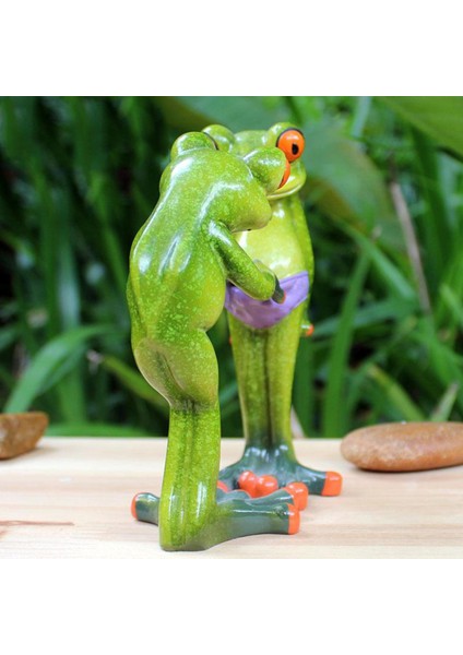 Yeşil Kurbağa Oturma Heykeli Hayvanlar Kurbağa Bahçe Dekoru Yard ve F Için Heykeller (Yurt Dışından) fiyatları