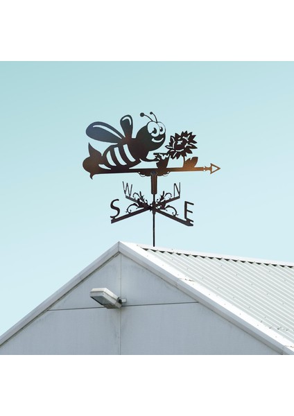 Paslanmaz Hava Dövmesi Açık Mekan Ölçüm Aracı El Sanatları Bahçe Arı Için Süsleme (Yurt Dışından) modelleri