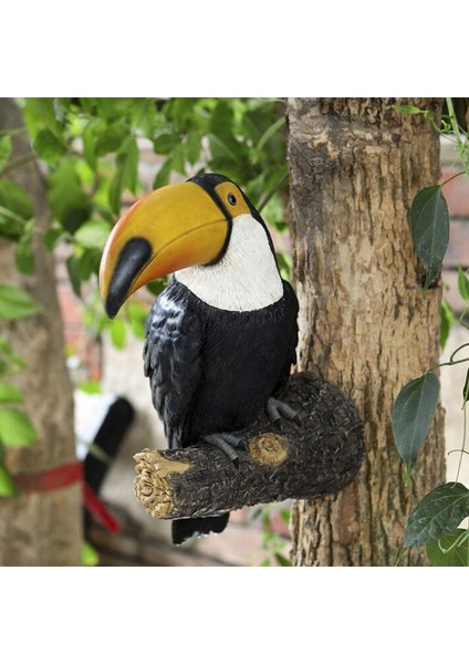 Toucan Tree Hugger Sevimli Peeker Bahçe Açık Dekor (Yurt Dışından)