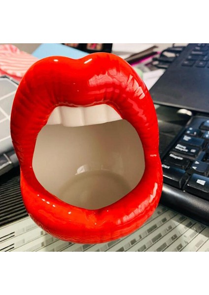 Yaratıcı Dudak Dekoru Kırmızı B (Yurt Dışından) indirimleri