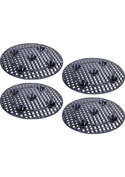 Bitki Standlar Veranda ve Güverte Kat Koruyucu Bahçe Veranda Için Pot Tasağı 4pcs 30X30X3CM (Yurt Dışından)