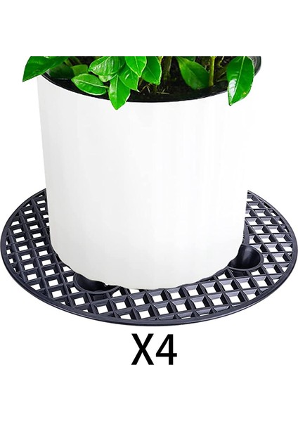 Bitki Standlar Veranda ve Güverte Kat Koruyucu Bahçe Veranda Için Pot Tasağı 4pcs 30X30X3CM (Yurt Dışından) indirimleri