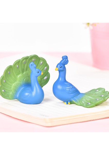 4pcs Sevimli Açık Tavus Kuşu Penceresi Mikro Peyzaj Heykeli Figürin Dekor Diy (Yurt Dışından) indirimleri