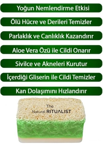 Doğal Kabak Lifli Aloe Vera Sabunu 100 gr