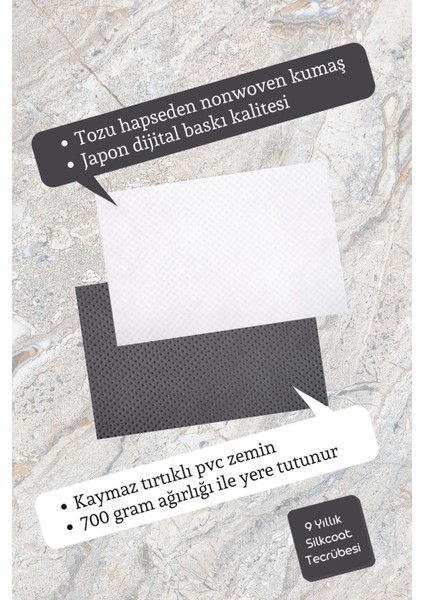 Gökkuşağı Desenli Hello Yazılı Modern Dekoratif Iç ve Dış Kapı Önü Paspası 70X45 cm fiyatları