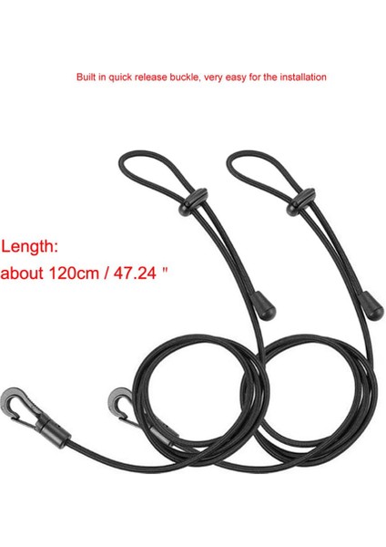 2 Parça Snap Hook ile Gerilebilir Tasma Güvenlik Kredisi Aracı (Yurt Dışından)
