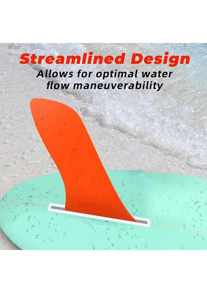 9 Inç Sörf Yüzgeci Şişme Kürek Tahtası Uzun Tahta Su Dalgası Yüzgeç 24X18CM (Yurt Dışından) fırsatları