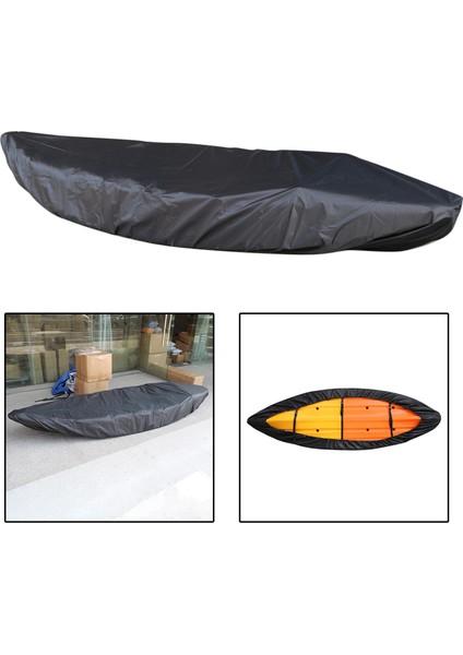 Kayak Kano Kapağı Dış Mekan Koruyucusu Toz Kapağı Teknesi 3.5m (Yurt Dışından)