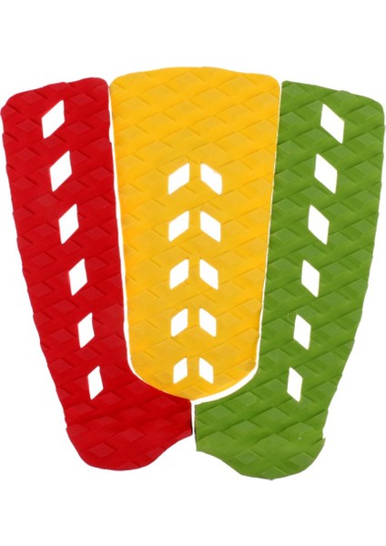 3 Parça/set Sörf Tahtası Çekiş Ped Skimboard Kuyruk Pedi Kısa Funboard (Yurt Dışından)