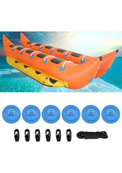 Paslanmaz Çelik D Yamaları Kayak Elastik Bungee Kablo Kürek Tahtası (Yurt Dışından) fırsatları