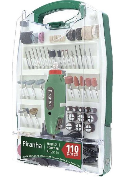 110 Parça Mini Taşlama Hobi Gravür Seti