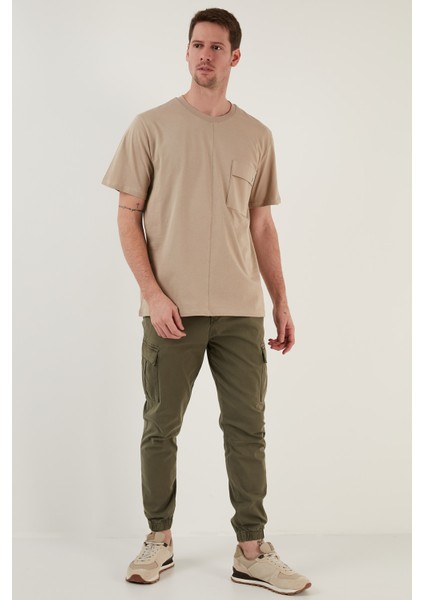 % 100 Pamuk Relaxed Fit Bisiklet Yaka T Shirt Erkek T Shirt 5902605 fırsatları