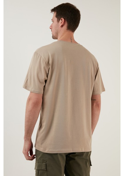 % 100 Pamuk Relaxed Fit Bisiklet Yaka T Shirt Erkek T Shirt 5902605 indirimleri