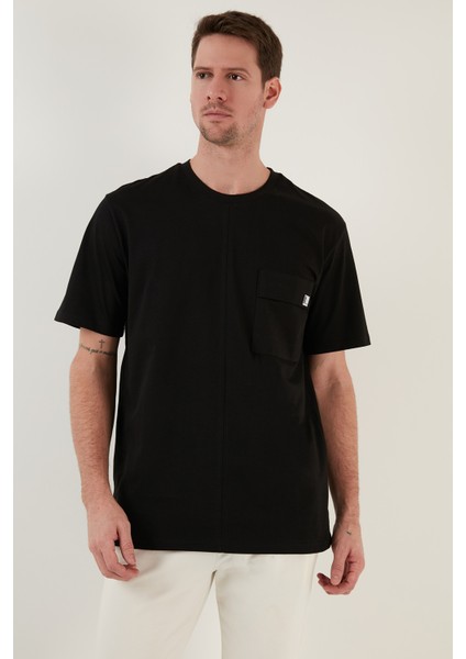 % 100 Pamuk Relaxed Fit Bisiklet Yaka T Shirt Erkek T Shirt 5902605 modelleri