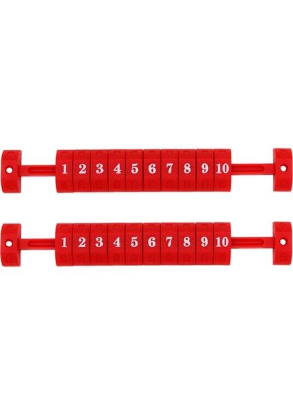2x Foosball Skorlama Birimleri Oyun Skorbord Foosball Red (Yurt Dışından) fiyatları
