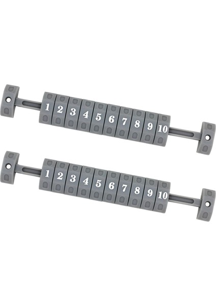 2x Foosball Skorlama Birimleri Oyun Skorbord Foosball Grey (Yurt Dışından)