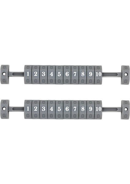 2x Foosball Skorlama Birimleri Oyun Skorbord Foosball Grey (Yurt Dışından)