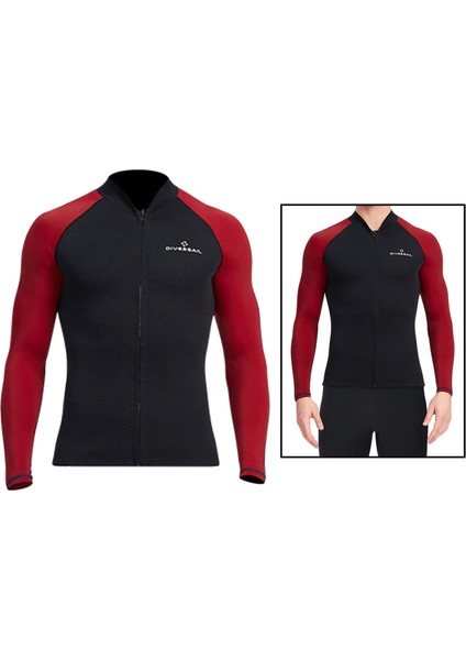 Neoprene Takım Elbise Sörf Erkek Triatlon Tam Wetsuit Üst Wetsuit Geri Yüzme Xl (Yurt Dışından)