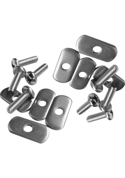 Set 8x Kayaks Kano Kanoları Tekneler Raylar Vidaları ve Track Fındıklar Mount Kayak Aksesuarları 20 Mm. (Yurt Dışından)