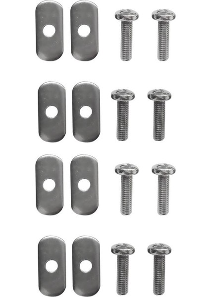 Set 8x Kayaks Kano Kanoları Tekneler Raylar Vidaları ve Track Fındıklar Mount Kayak Aksesuarları 20 Mm. (Yurt Dışından) fiyatları