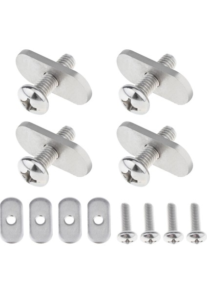Set 8x Kayaks Kano Kanoları Tekneler Raylar Vidaları ve Track Fındıklar Mount Kayak Aksesuarları 20 Mm. (Yurt Dışından) modelleri