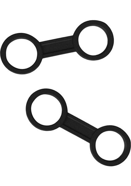 2 Adet Tüplü Dalış Şnorkel Silikon Şnorkel 2 Stück 8 Form SCHNORCHELHALTER-10CM (Yurt Dışından)