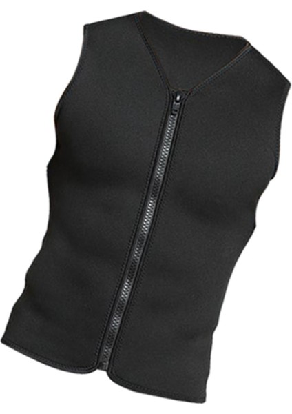 Erkek Ceket Wetsuit Dalış Termal Sörf Ön Fermuarlı Kolsuz Sıcak Mayo L (Yurt Dışından) modelleri