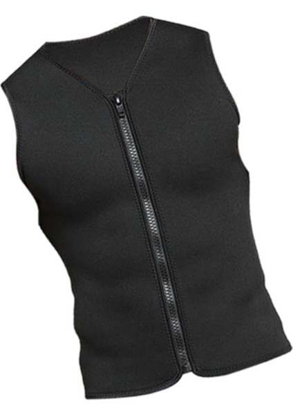 Erkek Ceket Wetsuit Dalış Termal Sörf Ön Fermuarlı Kolsuz Sıcak Mayo L (Yurt Dışından) fırsatları