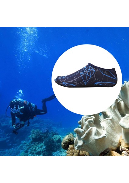 Erkekler 3mm Neopren Dalış Botları Su Sporları Rafting Socks 3xl Yeni (Yurt Dışından)