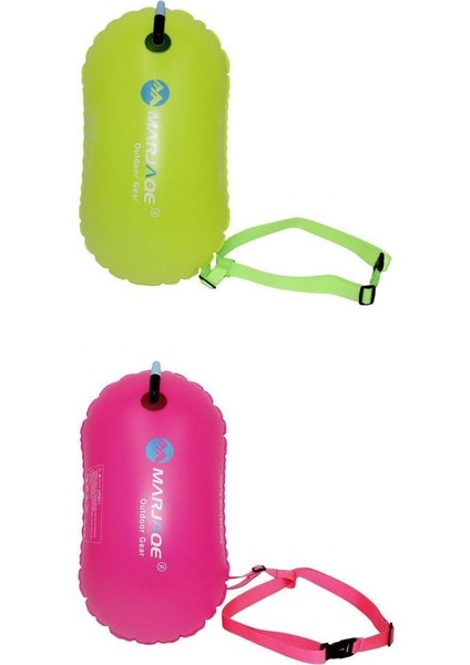 2 Pcs Hafif Yüzme Şamandıraları Yüzme Şamandıra Şişirilmiş Cihaz Açık Su Yüzmesi (Yurt Dışından)