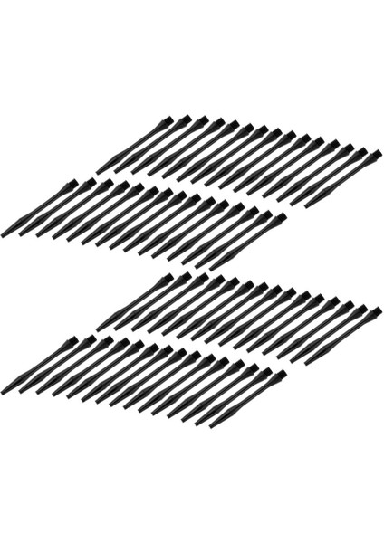 5X60 Pcs 54MM Iplik Yeniden Şekillendirilmiş Gövdeler Şaftlar Siyah 5 Adet (Yurt Dışından)