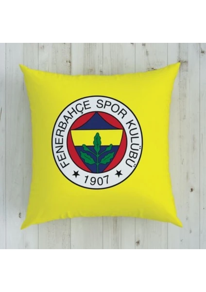 Lisanslı Fenerbahçe 40 x 40 cm Çift Yönlü Kırlent