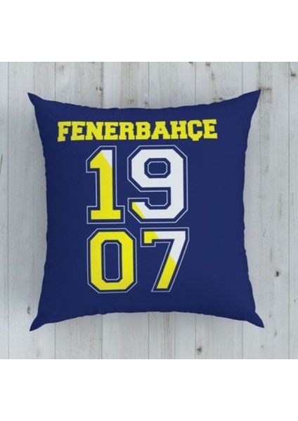 Lisanslı Fenerbahçe 40 x 40 cm Çift Yönlü Kırlent