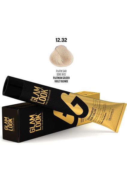 Glamlook Hair Color Platınum Golden Vıolet Blonde/Platin Sarı Dore Irize 12.32 100 Ml