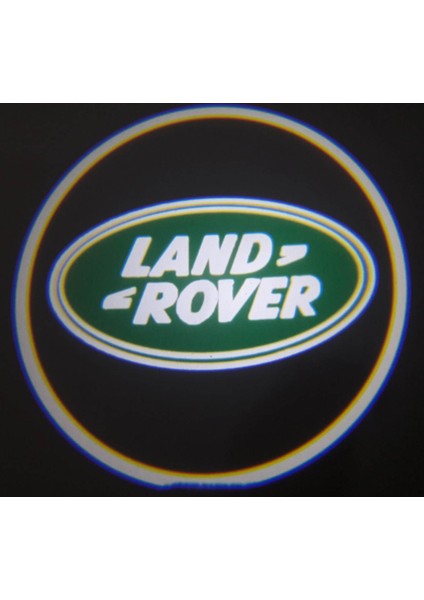 Land Rover Pilli Yapıştırmalı Kapı Altı LED Logo 2 Adet