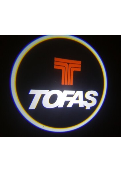 Oto Çizgi Tofaş Pilli Yapıştırmalı Kapı Altı LED Logo 2 Adet