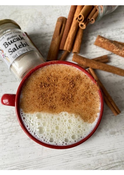 Bucak Yöresel Ürünler Bucak Salebi, 10 Fincanlık, Hakiki Bucak Salep+Şeker, 140 gr