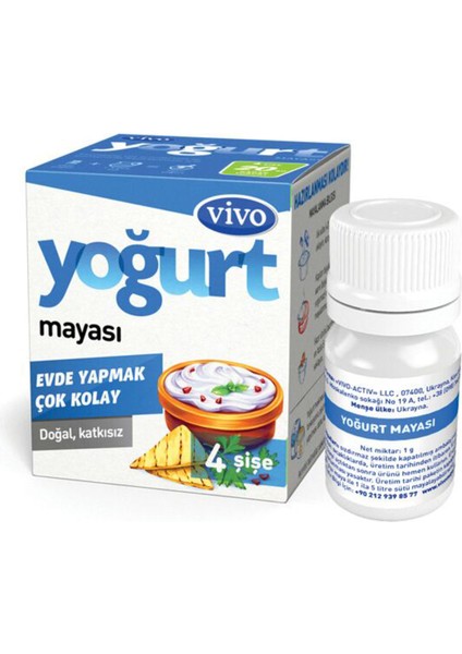 Yoğurt Mayası 4X1G