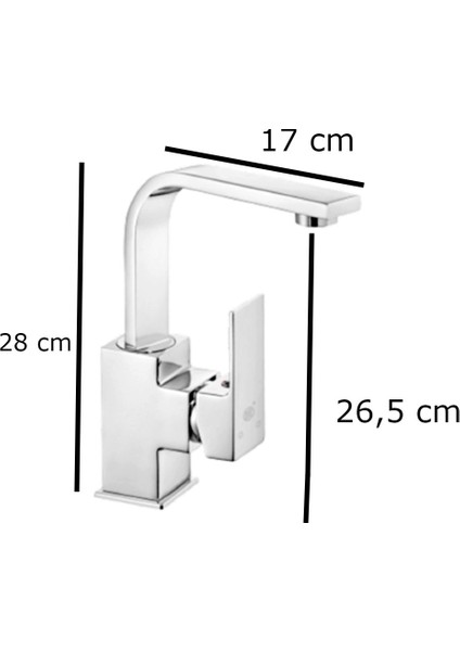 ECA AR MELIA LAVABO BATARYASI KÖŞE BORULU 102118149
