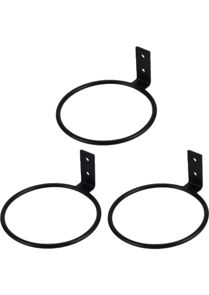 3pcs Duvara Montajlı Sak Saksı Tutucu Açık Havada Bahçe Ev Dekorasyonu 4 Inç (Yurt Dışından)