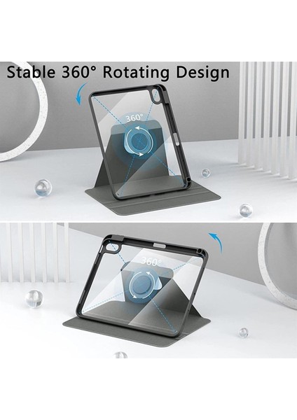 Apple Ipad 10. Nesil 10.9" 2022 Kılıf Kalem Bölmeli 360 Dönebilen Kapak fiyatları