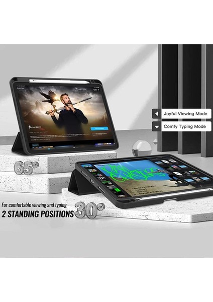 Apple Ipad 10. Nesil 10.9" 2022 Kılıf Kalem Bölmeli 360 Dönebilen Kapak modelleri