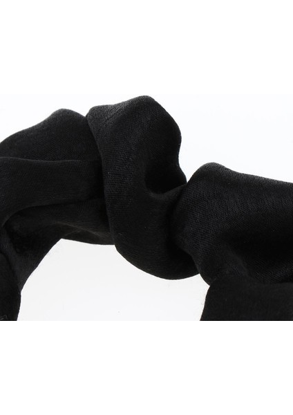 3 Adetsilk Hisset Scrunchies Elastik Bağları Yumuşak Yay At Kuyruğu Tutucu Siyah 3 Adet Toka Saç Aksesuarı (Yurt Dışından) modelleri