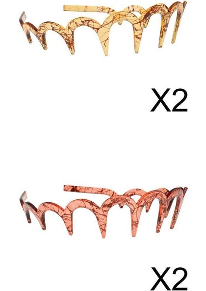 Çentikli Bant Kafa Bandı Kadın Erkek Kız Toka Saç Aksesuarı (Yurt Dışından)