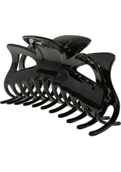 Reçine Büyük Kelepçesi Reçine Kip Siyah 4 Pc Toka Saç Aksesuarı (Yurt Dışından)