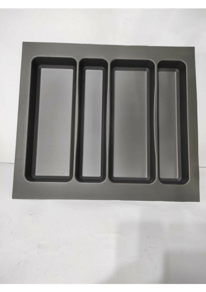 55x49 Çekmece Içi Gri Kaşıklık Kepçelik Mutfak Çekmece Düzenleyici Organizer (45*40 A KESİLEBİLİR)