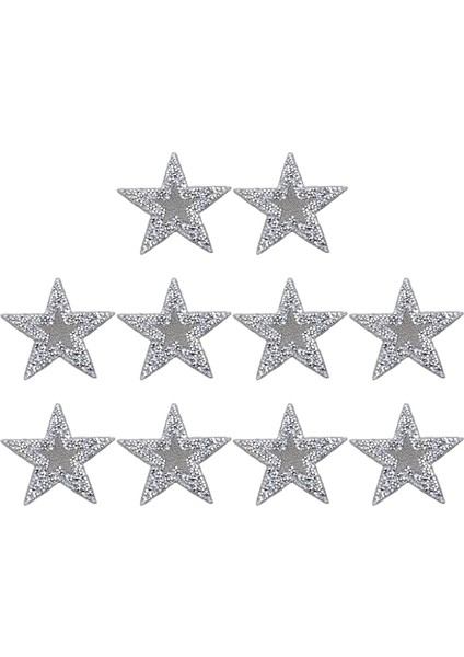 10X Rhinestone Yıldız Yamaları Aplike Onarım Dikiş Aksesuarları (Yurt Dışından) fiyatları