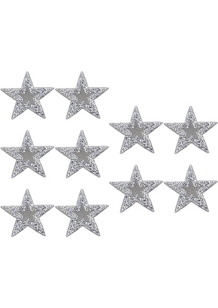10X Rhinestone Yıldız Yamaları Aplike Onarım Dikiş Aksesuarları (Yurt Dışından) modelleri