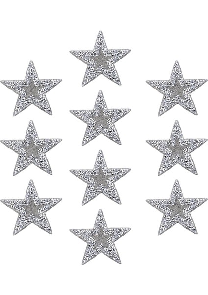 10X Rhinestone Yıldız Yamaları Aplike Onarım Dikiş Aksesuarları (Yurt Dışından) indirimleri