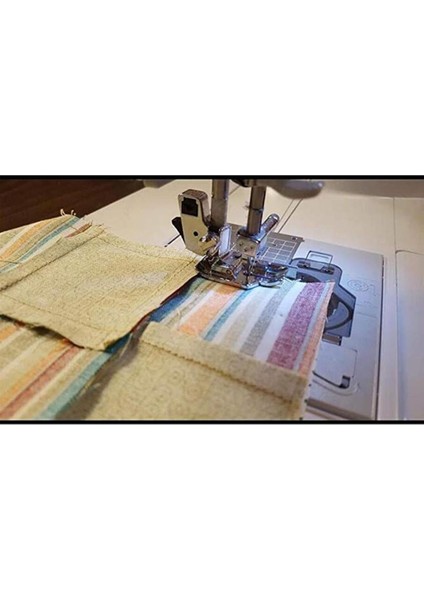 3ADET Ayarlanabilir Dikiş Makinesi Baskı Ayağı ve 1/4 "quilting Patchwork (Yurt Dışından)